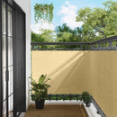 vidaXL Erkély Szúnyogháló Homokszín 110 x 500 cm Oxford Szövet
