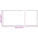 vidaXL Erkély Szúnyogháló 100 x 400 cm Oxford Szövet Négyszögletes