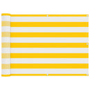 vidaXL Erkély Szúnyogháló Sárga és Fehér 75 x 200 cm