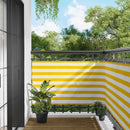 vidaXL Erkély Szúnyogháló Sárga és Fehér 100 x 200 cm Oxford Szövet