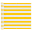 vidaXL Erkély Szúnyogháló Sárga és Fehér 100 x 200 cm Oxford Szövet