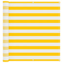 vidaXL Erkély Szúnyogháló Sárga és Fehér 110 x 800 cm Oxford Szövet