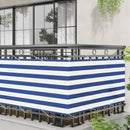 vidaXL Erkély Szúnyogháló Kék és Fehér 75 x 200 cm