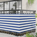 vidaXL Erkély Szúnyogháló Kék és Fehér 100 x 700 cm Oxford Szövet