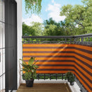 vidaXL Erkély Szúnyogháló Narancs és Barna 100 x 800 cm Oxford Szövet