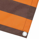 vidaXL Erkély Szúnyogháló Narancs és Barna 110 x 600 cm Oxford Szövet