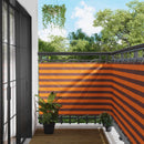 vidaXL Erkély Szúnyogháló Narancs és Barna 110 x 600 cm Oxford Szövet