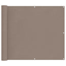 vidaXL Erkély Szúnyogháló Tópszínű 100 x 1000 cm Oxford Szövet