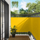vidaXL Erkély Szúnyogháló Sárga 110 x 400 cm Oxford Szövet