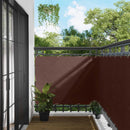 vidaXL Erkély Szúnyogháló Barna 110 x 400 cm Oxford Szövet