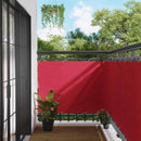 vidaXL Erkély Szúnyogháló Burgundi 120 x 400 cm