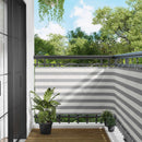 vidaXL Erkély Szúnyogháló Világosszürke és fehér 100 x 300 cm