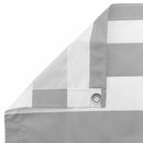 vidaXL Erkély Szúnyogháló Világosszürke és fehér 100 x 600 cm