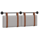 vidaXL Fali Fejtámla Egyszínű Felhőszürke 130 x 55 x 5 cm Antik PU