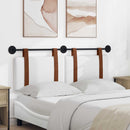 vidaXL Fali Fejtámla Falra szerelhető Fehér 150 x 55 x 5 cm Antik PU
