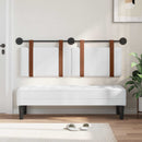 vidaXL Fali Fejtámla Falra szerelhető Fehér 150 x 55 x 5 cm Antik PU