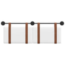 vidaXL Fali Fejtámla Falra szerelhető Fehér 150 x 55 x 5 cm Antik PU