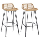 vidaXL Bárszék 44 x 46 x 91 cm Rudas Vas Dia, 10mm