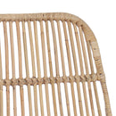 vidaXL Bárszék 2 pcs Természetes 44 x 54 x 96 cm Rattan és acél