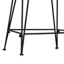 vidaXL Bárszék 2 pcs Természetes 44 x 54 x 96 cm Rattan és acél