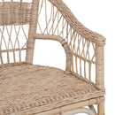 vidaXL Összecsukható Szék Természetes 60 x 60 x 81 cm Rattan