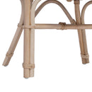 vidaXL Összecsukható Szék Természetes 60 x 60 x 81 cm Rattan