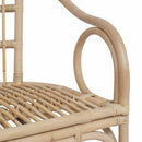 vidaXL Összecsukható Szék Természetes 58 x 60 x 81 cm Rattan