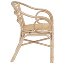 vidaXL Összecsukható Szék Természetes 58 x 60 x 81 cm Rattan