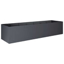 vidaXL Kerti cserép Antracitszürke 280 x 80 x 60 cm