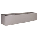 vidaXL Kerti cserép Rozsdás 280 x 80 x 60 cm Időjárásálló Acél