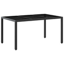 vidaXL Kültéri étkező szett 5 pcs polirattan