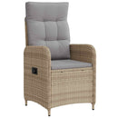 vidaXL Kerti lounge szett 2 db Beige és Világosszürke