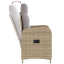 vidaXL Kerti lounge szett 3 db Beige és Világosszürke