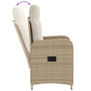 vidaXL Kerti lounge szett 3 db Beige és Krémszínű