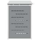 vidaXL Kerekes Hulladékgyűjtő Tárolás for 2 Bins 240L Szürke
