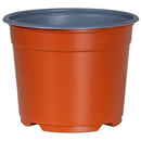 vidaXL Kerek Virágcserép 100 pcs Terrakotta Ø 10 x 8 cm Műanyag