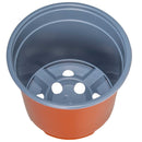 vidaXL Kerek Virágcserép 200 pcs Terrakotta Ø 10 x 8 cm Műanyag
