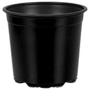 vidaXL Virág Cserép 50 pcs Fekete Ø 15 x 13 cm Műanyag