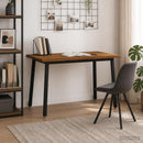vidaXL 120 x 90 x 75 cm Tömör Akácfa Természetes és Fekete