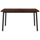 vidaXL 120 x 90 x 75 cm Tömör Akácfa Sötétbarna és Fekete