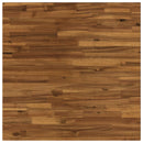 vidaXL 60 x 55 x 75 cm Tömör Akácfa Természetes és Fehér Négyszögletes