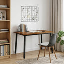 vidaXL 120 x 70 x 75 cm Tömör Akácfa Természetes és Fekete