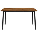 vidaXL 140 x 80 x 75 cm Tömör Akácfa Természetes és Fekete