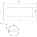 vidaXL Téglalap Asztallap 90 x 50 x 3,5 cm Négyszögletes Tömör Akácfa