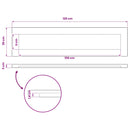 vidaXL Téglalap Asztallap 90 x 50 x 3,5 cm Négyszögletes Tömör Akácfa