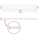 vidaXL Téglalap Asztallap 90 x 50 x 3,5 cm Négyszögletes Tömör Akácfa