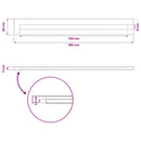 vidaXL Téglalap Asztallap 90 x 50 x 3,5 cm Négyszögletes Tömör Akácfa