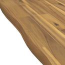 vidaXL Téglalap Asztallap 90 x 50 x 3,5 cm Négyszögletes Tömör Akácfa