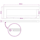 vidaXL Téglalap Asztallap 90 x 50 x 3,5 cm Négyszögletes Tömör Akácfa