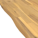 vidaXL Téglalap Asztallap 90 x 50 x 3,5 cm Négyszögletes Tömör Akácfa